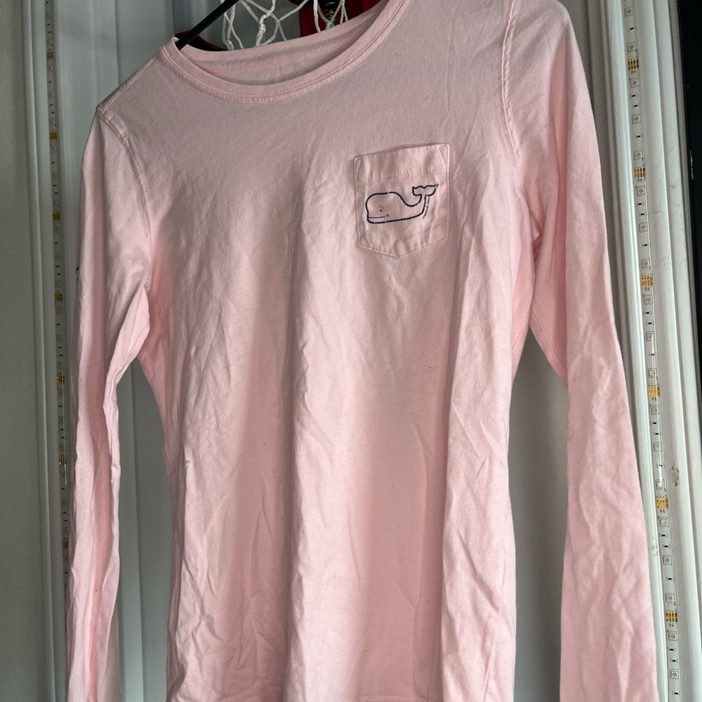 Vineyard Vines Pink Long Sleeve Tee